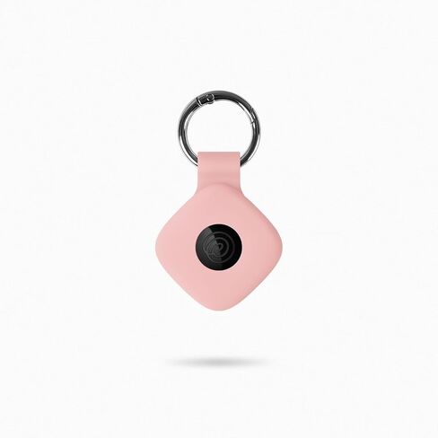 Geiomoo Silicone Case for Tile Mate (2024), Tile Mate (2022), Tile Mate (2020) Tracker, Soft Flexible Scratch Resistant Protective Cover with Carabiner (Pink) in Saudi Arabia