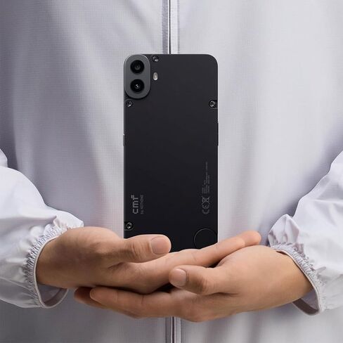 CMF Phone 1 8+256GB - Unlocked Smartphone with 50 MP Rear Camera with Ultra XDR, 6,67" Super AMOLED Display and Nothing OS 2.6 - Black in Saudi Arabia