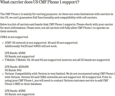 CMF Phone 1 8+256GB - Unlocked Smartphone with 50 MP Rear Camera with Ultra XDR, 6,67" Super AMOLED Display and Nothing OS 2.6 - Black in Kuwait