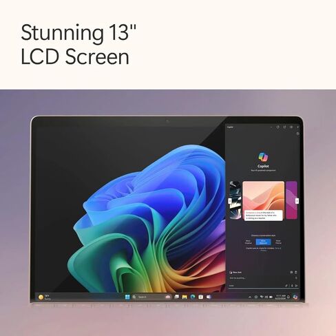 حزمة كمبيوتر Microsoft Surface Pro 11 Copilot PC، تابلت بشاشة لمس 13 بوصة 13 بوصة 2.8K مع لوحة مفاتيح Sapphire Pro وقلم نحيف، Snapdragon X Plus، ذاكرة وصول عشوائي 16 جيجابايت، 512 جيجابايت SSD، Win 11 Pro، Dune in Saudi Arabia