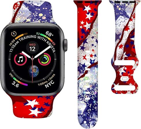 Sport Bands Compatible with Apple Watch Band 38MM 40MM 41MM 42MM 44MM 45MM 49MM, Silicone Strap Compatible with iWatch Bands Ultra Series SE 9 8 7 6 5 4 3 2 1 for Women Men in Saudi Arabia