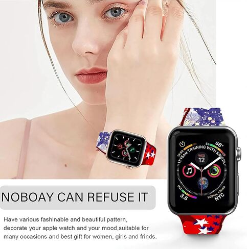 Sport Bands Compatible with Apple Watch Band 38MM 40MM 41MM 42MM 44MM 45MM 49MM, Silicone Strap Compatible with iWatch Bands Ultra Series SE 9 8 7 6 5 4 3 2 1 for Women Men in Saudi Arabia