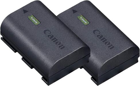 حزمة بطارية ليثيوم أيون 4132C002 LP-E6NH من Canon لكاميرات EOS R5 وEOS R6 - (عبوتان) in Saudi Arabia