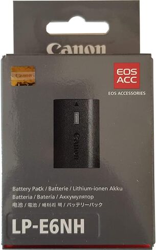 حزمة بطارية ليثيوم أيون 4132C002 LP-E6NH من Canon لكاميرات EOS R5 وEOS R6 - (عبوتان) in Saudi Arabia
