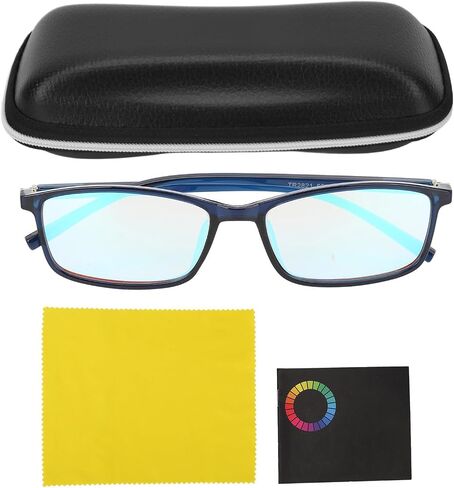 Colorblind Correcting Glasses, Color Blind Glasses Men Women Outdoor for Red and Green Blind Types Blindness with Case and Correction Paper in Saudi Arabia
