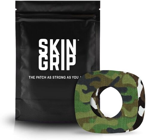 Skin Grip Adhesive Patches for Dexcom G7 CGM with Cutout – Waterproof & Sweatproof Adhesive for 10-14 Days, Pre-Cut Adhesive Medical Tape, Continuous Glucose Monitor Sensor Cover – 20 Pack, Chocolate in Kuwait