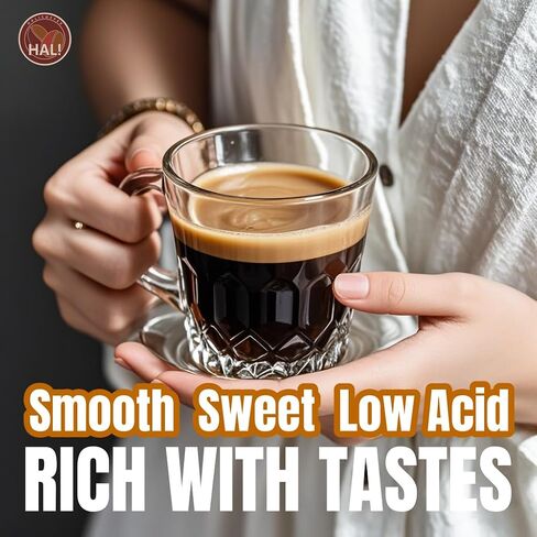 HALI Whole Coffee Beans Espresso Beans Medium Dark Roast Tropical Fruity Sweety Liqueur Chocolate Creamy Nutty Bold Flavor Notes Smooth Ethiopia Fresh Roasted Coffee Beans Whole Low Acid Fress, Summer 16 Ounce (16oz pack) in Saudi Arabia