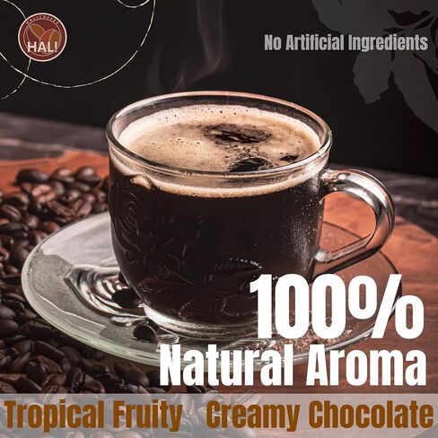 HALI Whole Coffee Beans Espresso Medium Dark Roast Arabica Blend Fruit Drops Creamy Fruity Candy Sweety Hazelnut Flavor Fresh Roasted Coffee Beans Whole Acid Free Low Acid full Bodied Espresso Beans Whole Smooth Rich Taste Qiu Xu Autumn 2.2 Pound (2.2lb p in Saudi Arabia