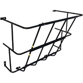 Hay Feeder Goat 18 Gallon Hay Rack,Heavy Duty Iron Wall Hay Rack for Sheep,Cattle,Livestock in Farm Indoor Outdoor Uses