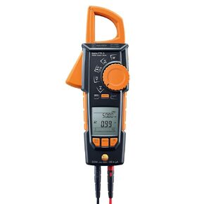 testo 770-3 Clamp Meter Set – Multimeter for Electrical Testing – Amp Meter TRMS Measurement – HVAC Clamp Meter for Voltage up to 1000 V - AC/DC Clamp Meter with Bluetooth