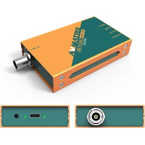 AVMATRIX UC1118 Video Capture Card SDI to USB 3.0(Gen1) 1080P60 Uncompressed (YUY2) Video Capture with Line in for Video Conferencing Telemedicine Online Education on OBS, Zoom, Teams, PC/Mac