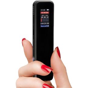 64 GB Digital Voice Recorder - Voice Activated Recorder for Lectures Meetings - ATTO DIGITAL 4650 Hours Sound Audio Recorder Dictaphone Recording Device with Playback,MP3 Player,Password Protection