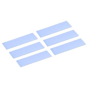 MECCANIXITY 6 Pack M.2 Thermal Pad 70x22x1mm for Pc M.2 2280 nvme SSD Heatsink Cooler