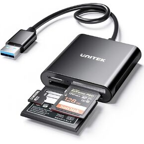 Unitek CFexpress Type A and SD4.0 UHS-II Memory Card Reader, 10Gbps USB 3.2 Gen 2, CF Express Reader for CFexpress Type A/SD/SDHC/SDXC/SDUC, Plug and Play, Compatible with Windows/Mac/Linux/Android