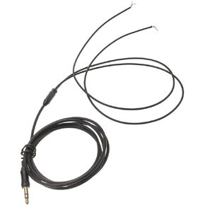 Black Earphone Repair Cable Tpe Headset Replacement Wire with Cores Oxygen Copper for Optimal Sound Quality Ideal for Headphones and Earbuds Repair