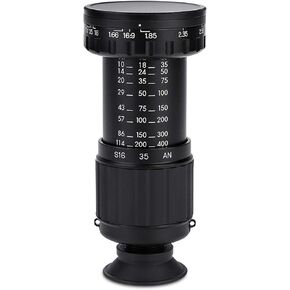 VD-11X Micro Directors Viewfinder, Scene Viewer with 37mm Standard Filter Thread, Screw Retractable, Professional Phototgarphy Accessory