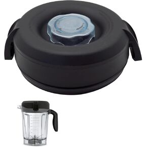 For Vitamix Lid Replacement,2-Part Lid and Plug Fit For Vitamix 64 oz. Low-Profile Container Blender Parts,For Vitamix 5200 7500 750 6300 VM0103 VM0197 E310 Container