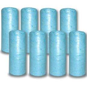Shredded Memory Foam for Bean Bag Filler Pouf Filling Prefect Refill Material for Bean Bag Chair Pillow Stuffing for Stuffed Animals Ottoman Couch Cushion Dog Bed (Blue, 30 Pound (Pack of 6))