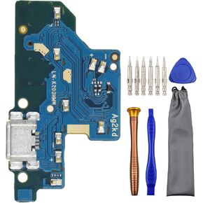 USB Charging Port Replacement Part Assembly Board for LG K22 LMK200Z with Microphone and Tool Kit