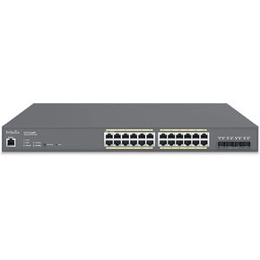 EnGenius Cloud ECS1528FP 24-Port Gigabit PoE+ Switch with 410W Budget & 4 SFP+ Ports