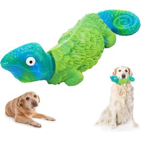 Durable Dog Toys for Aggressive Chewers, Indestructible Dog Toys for Large Dogs, Tough Dog Chew Toys for Small Medium Large Breed to Keep Them Busy (Strong Beef Flavored Lizard)
