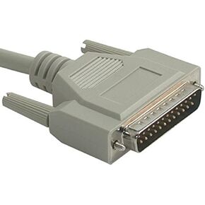 C2G 02801 DB25 Male to Centronics 36 Male Parallel Printer Cable, Beige (15 Feet, 4.57 Meters)