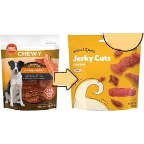 Great Choice Chewy Grain Free Chicken Jerky Dog Treats 2LB