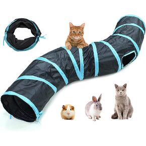 Cat Tunnel,Rabbit Tunnel,Cat Tunnels for Indoor Cats,Peekaboo Cat Cave,for Cats, Puppy, Kitty, Kitten, Rabbit