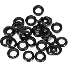 Rubber Winding Check Ring, 50pcs PVC Rubber Winding Check Ring Fishing Rod Building Components for Fly Spinning Casting Rods