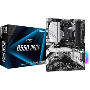 يدعم ASRock B550 PRO4 اللوحة الأم لمعالجات AMD AM4 Ryzen™ / Future AMD Ryzen™ من الجيل الثالث in Kuwait