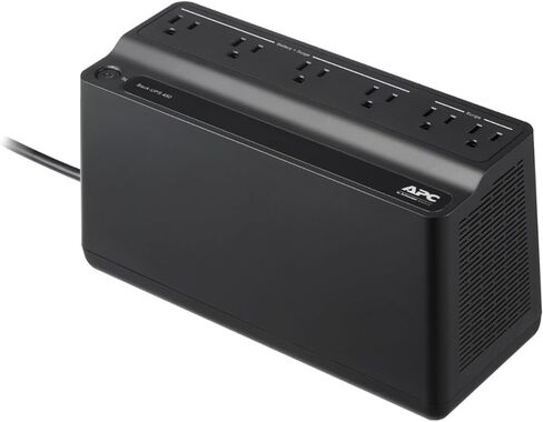 APC Back-UPS Slim BV400XU، UPS قوي بقدرة 400 فولت أمبير للافتات الرقمية ونقاط البيع بالتجزئة والبيئات القاسية، مع حامل VESA وسكة Din وحامل على الحائط in Saudi Arabia