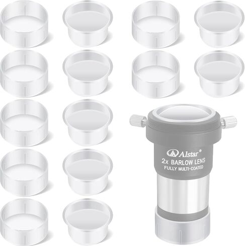 Alstar 5 Pcs Dust Caps for 2" Telescope Eyepiece, Barlow Lens, Diagonal and Other Telescope Accessories - M48 X 0.75 Telescope Accessories Protection in Saudi Arabia