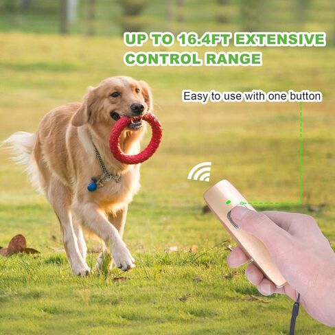 Ultrasonic Dog Barking Control Device, Anti Barking Device Dog Barking Silencer Dog Bark Deterrent Devices 20ft Range Dog Training & Behavior Aids Anti Bark Device in Saudi Arabia