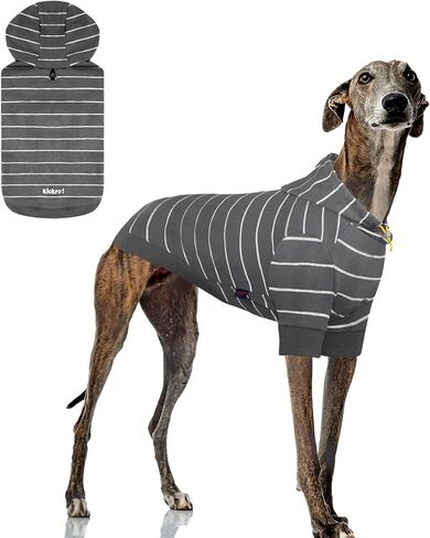 Dog Hoodie, Striped Dog Sweatshirt with Hat, Soft and Warm Dog Coat Sportshirt with Leash Hole, Fall Winter Autumn Outfits Pet Clothes for Medium Large Dogs（XX-Large Size） in Saudi Arabia