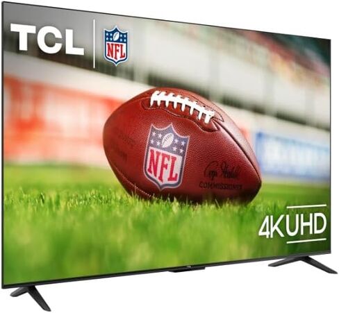 تلفزيون TCL الذكي 50 بوصة فئة 4 سلسلة 4K UHD HDR LED Google TV Wi-Fi، Chromecast مدمج مع Dolby Vision، HDR10+، وضع اللعب التلقائي، متوافق مع Alexa، Google Assistant 50G31 (متجدد) in Saudi Arabia