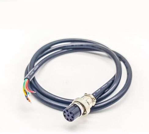 GX16 Cable 8 Pin Connector Female Socket Straight A Code Wireable Molding Coaxial 3.28ft Extension Wire Waterproof Power Connection Industrial Circular Round Receptacle Aviation Connectors in Saudi Arabia