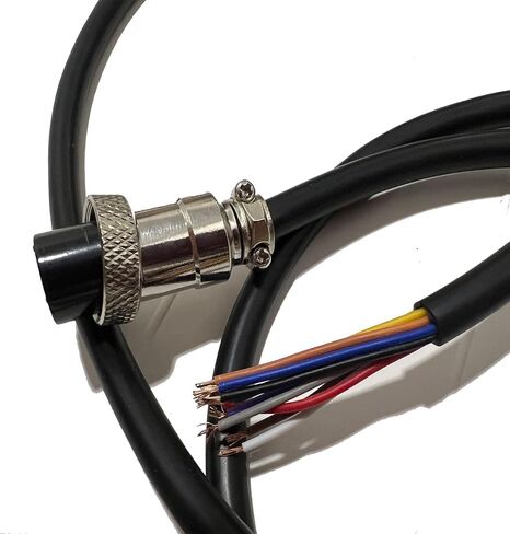 GX16 Cable 8 Pin Connector Female Socket Straight A Code Wireable Molding Coaxial 3.28ft Extension Wire Waterproof Power Connection Industrial Circular Round Receptacle Aviation Connectors in Saudi Arabia