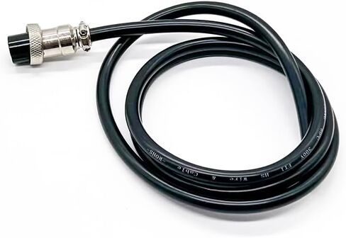 GX16 Cable 8 Pin Connector Female Socket Straight A Code Wireable Molding Coaxial 3.28ft Extension Wire Waterproof Power Connection Industrial Circular Round Receptacle Aviation Connectors in Saudi Arabia