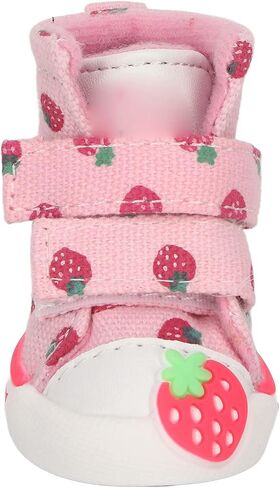 Dog Shoes, Strawberry Dog Boots, Slip Resistant Breathable Cute Puppy Dog Shoes for Small Dogs Teddy Bichon Pomeranian (QAS2) in Kuwait