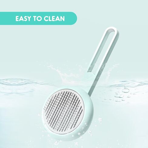 فرشاة القطط، فرشاة العناية بالقطط للقطط ذات الشعر القصير/الطويل، مزيل فرشاة شعر القطط، فرشاة ذاتية التنظيف للقطط للتساقط لإزالة السجادات السائبة والتشابك، مزيل فرشاة شعر القطط in Kuwait