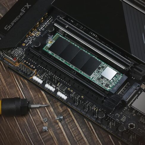 Transcend 500GB MTE115S NVMe SSD داخلي - Gen3 x4 PCIe M.2 2280، حتى 3,200 ميجابايت/ثانية - TS500GMTE115S in Saudi Arabia