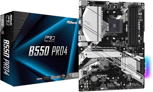 يدعم ASRock B550 PRO4 اللوحة الأم لمعالجات AMD AM4 Ryzen™ / Future AMD Ryzen™ من الجيل الثالث in Kuwait