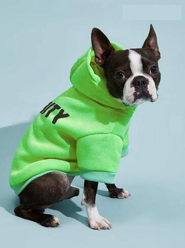 Small Dog Hoodie Security Pattern Puppy Dogs Sweatshirt Security Printed Boy Dog Hoodies Pet Sweatshirts in Saudi Arabia