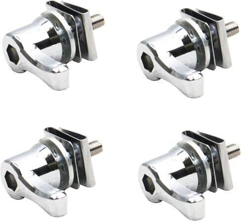 Saddlebag Locks Fastener Bolt Saddlebag Mounting Hardware Theft Deterrent System Lock for Harley Davidson Touring Street Glide Electra Glide Road Glide Softail 1992-2023 (Chrome) in Saudi Arabia