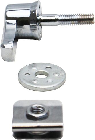 Saddlebag Locks Fastener Bolt Saddlebag Mounting Hardware Theft Deterrent System Lock for Harley Davidson Touring Street Glide Electra Glide Road Glide Softail 1992-2023 (Chrome) in Saudi Arabia