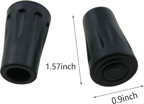 10PCS Height 1.57 Inch Trekking Pole Tip Replacement Protector Rubber Head Protection for Trekking Pole Walking Stick Cane Accessories Suitable for Walking Pole and Ski Pole in Saudi Arabia