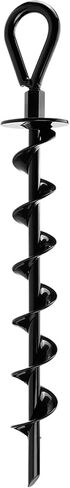 1 PCS Heavy Duty Ground Anchor Shed Anchor, Swing Set Anchor 14 Inch Screw in Earth Anchor Trampoline Stake Metal Auger Anchor for Shed Tent Carports Securing Animals Camping in Saudi Arabia
