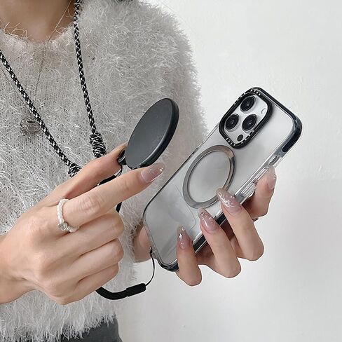 Phone Lanyard, Magnetic Cell Phone Lanyard Compatible with MagSafe, 2 Pick Iron Sheet, Adjustable Length Neck Strap in Saudi Arabia