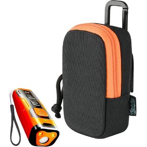 Beautyflier Dog Bark Deterrent Devices Storage Bag, Protective Case for NPS Dog Bark Deterrent Devices, Anti Barking Ultrasonic Tool Organizer Bag with Alloy Carabiner, Fits Travel (Bag Only)