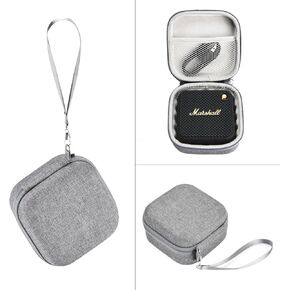 storage box case, suitable for Marshall WILLEN speaker outdoor travel essential portable with hand-rope storage box (Black)
